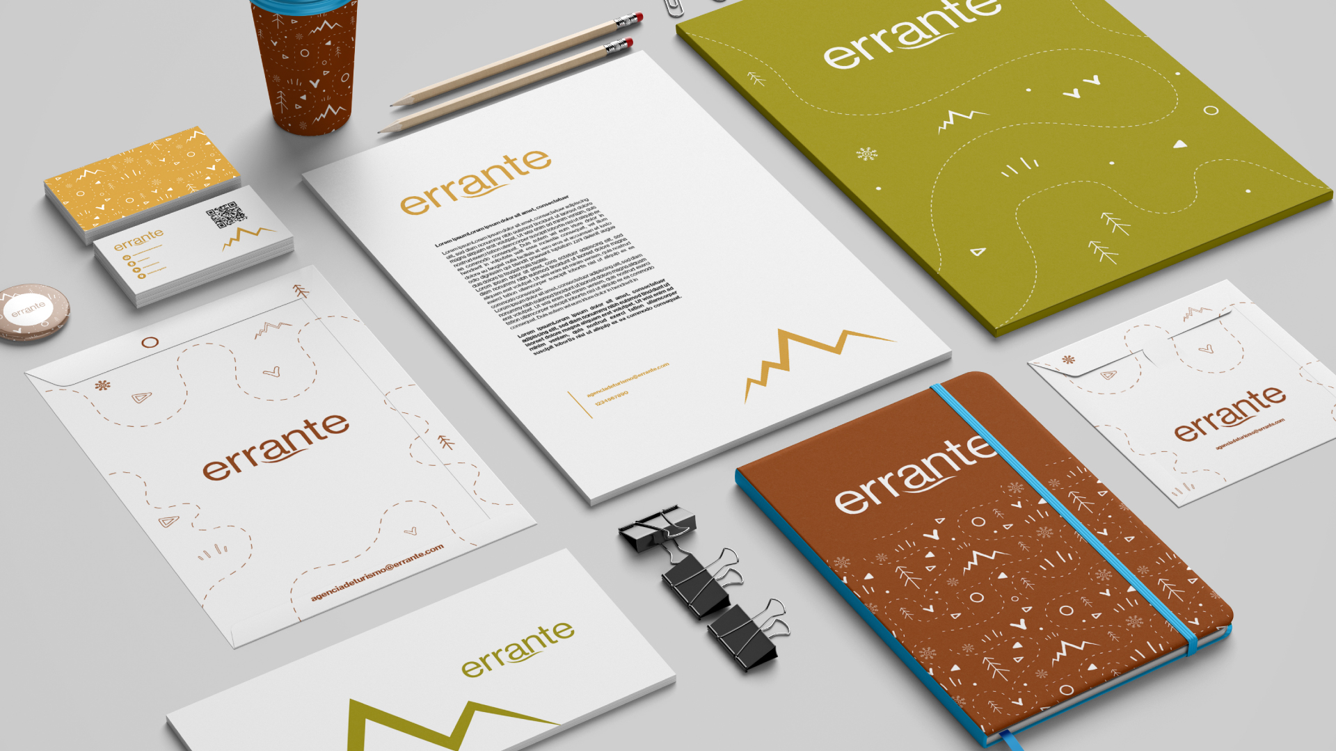 Foto papeleria institucional empresa de turismo